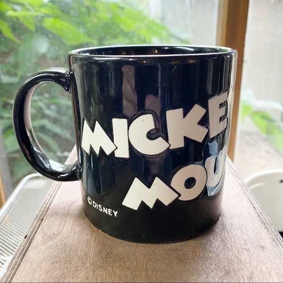 MICKEY MouseTa-data Mug 4” Black and White - Picture 1 of 7